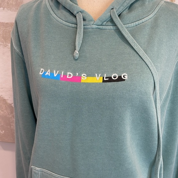 David Dobrik Vlog Squad Hoodie Official Merch YouTube Size Medium Sweatshirt - Picture 3 of 5